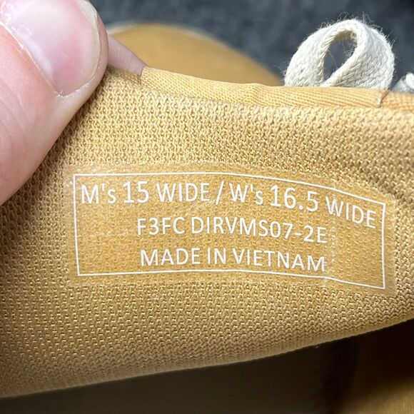 Kizik Irvine Hands Free Canvas Low‎ Top Sneaker Maple Sugar Beige Mens 15 Wide - Picture 10 of 10